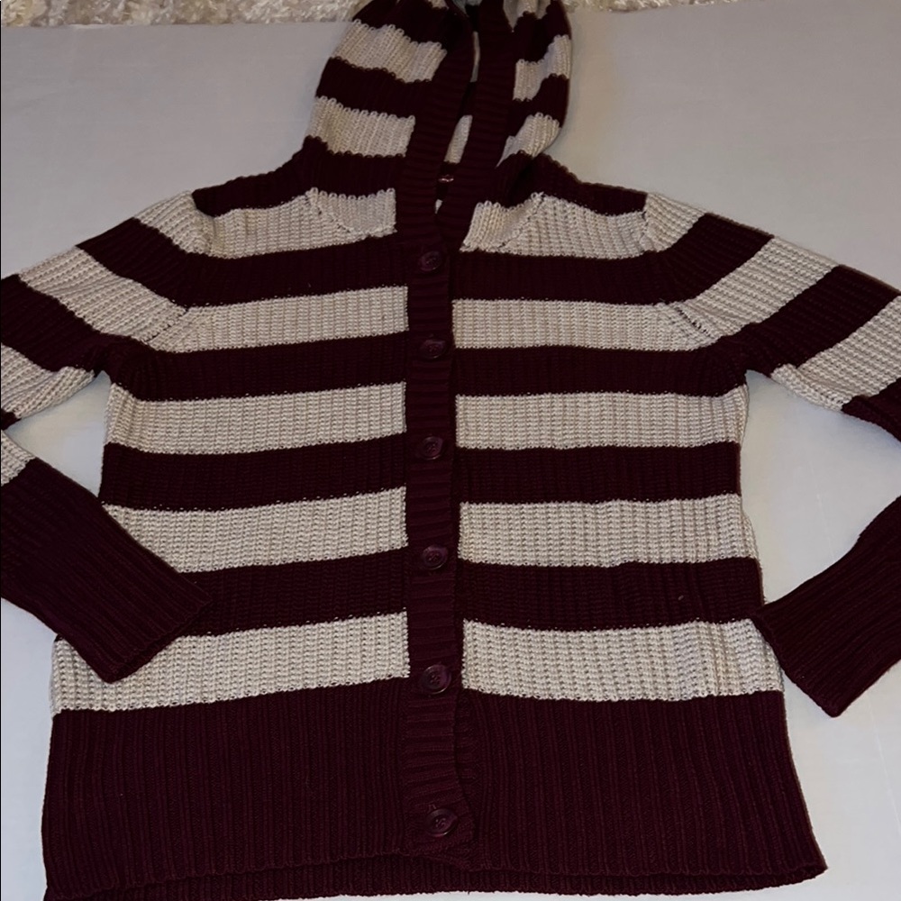 Aeropostale sweater hooded cardigan